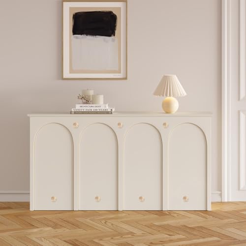 Antrader 4Pcs Unpainted Flower Shape Wood Carved Appliques Onlays,2.8x2.8in - style: Style 1