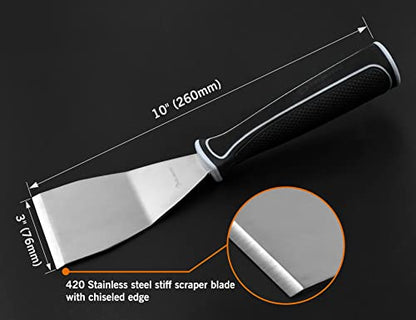 ROLLINGDOG 3 Inch Bnet Pole Scraper 2pcs - color: 2pcs Paint Scrapers