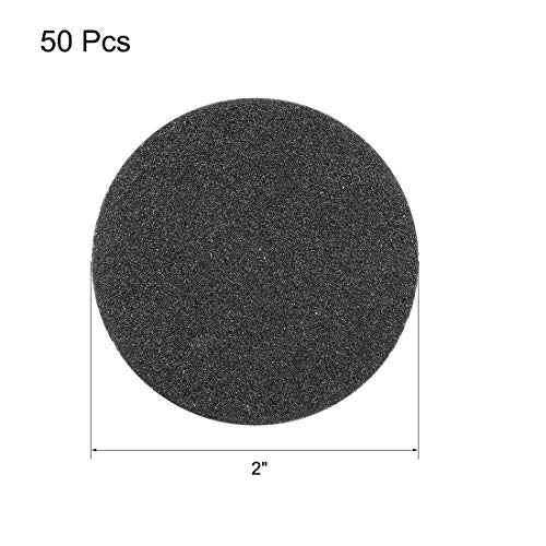 uxcell 2-Inch Hook and Loop Sanding Disc Wet/Dry Silicon Carbide 100 Grit 50 Pcs - size: 100 Grit
