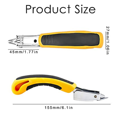 Staple Remover Heavy Duty Staple Puller (2 Pack, Yellow)