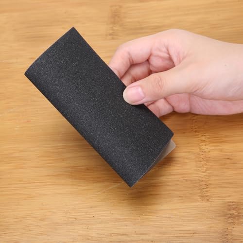 MAXMAN 1/4 Sheet Sandpaper, 4.5" x5.5" 100 Grit Silicone Carbide, for Wood - style: 100 grit