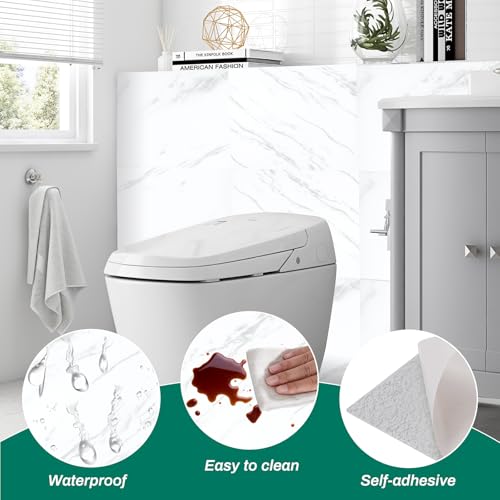 Peel and Stick White Wall Tiles for Backsplash 11.8" x 11.8", 12-Pack - color: White, size: 11.8" x 11.8" x 2.2mm