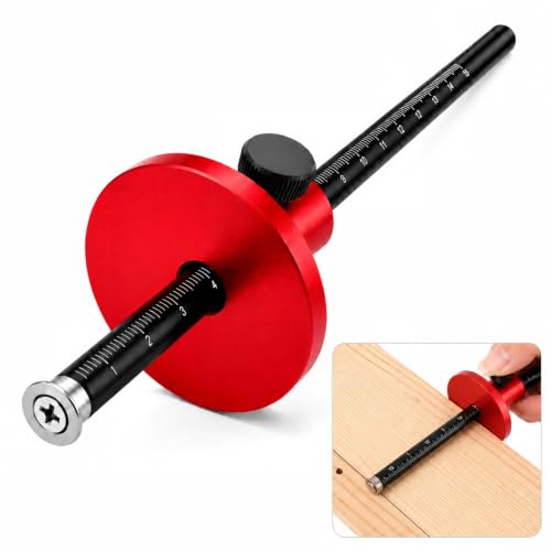 Woodworking Wheel Marking Gauge with Dual Scale