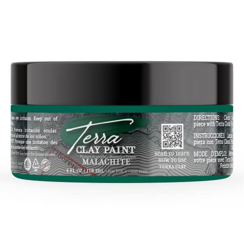 Dixie Belle Paint Company Terra Clay Paint - Malachite (4oz) - color: Malachite, size: 4 Fl Oz (Pack of 1)
