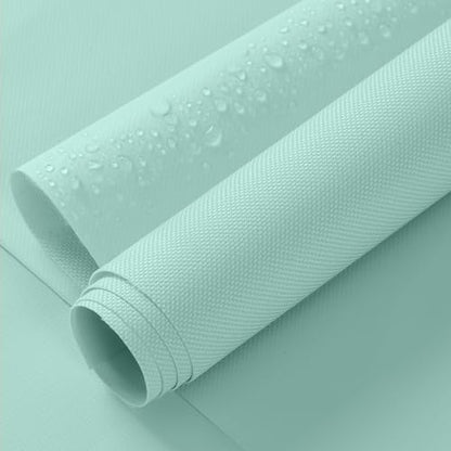 ANMINY 100% Waterproof Fabric Marine Canvas, 58" W 600D, 8 Yards Aqua - color: Aqua, size: 8 Yards