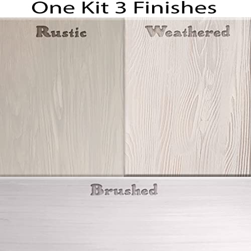 Retique It Liquid Wood Countertop Kit with Wood Gel Stain - Genuine Wood Finished countertops (64 oz (All Countertops), 98 White Wash) - color: 98 White Wash, size: 42 oz (All Countertops)