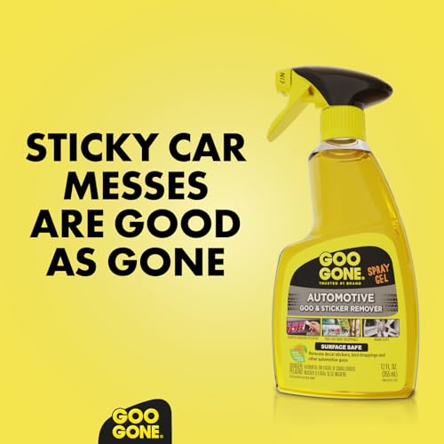 Goo Gone Automotive - Cleans Auto Interiors/ Bodies and Rims, Removes Bugs & Stickers - 12 Fl. Oz. - size: 12 Fl Oz (Pack of 1)
