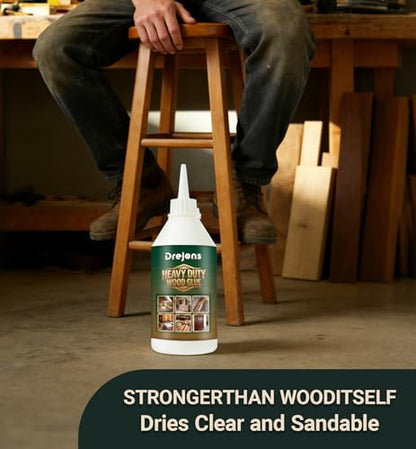 Wood Glue for Furniture Heavy Duty 8.45 fl.oz Strongest Wood Glue