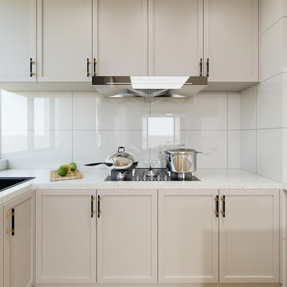 25 Pack 3 Inch Black and Gold Cabinet Pulls Kitchen Cabinet Handle - color: Black & Matte Gold, size: 3 inch (76mm) Hole Center Pull