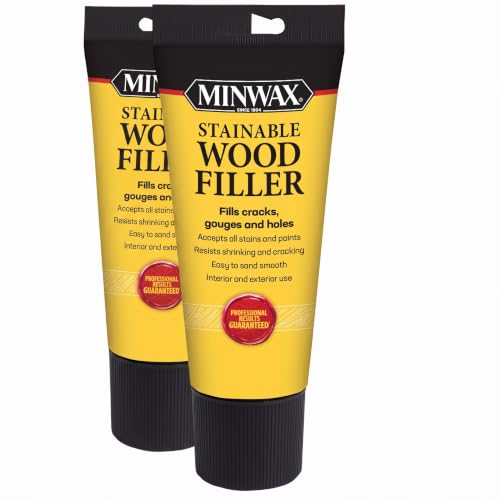 Minwax Stainable Wood Filler, 6 oz, 42852000 (Pack of 2) - size: 6 oz (Pack of 2)