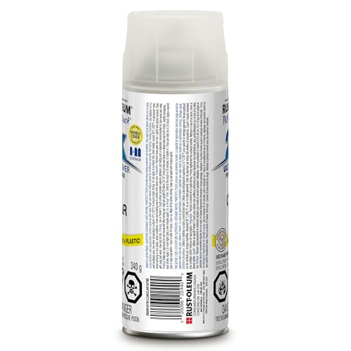 Rust-Oleum Painter's Touch 2X Ultra Cover Spray Paint - Satin Clear, 1 count (pack of 1), 340 ml