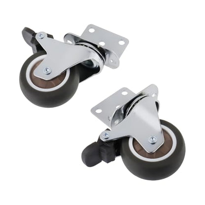 Semetall 2 Inch Side Mount Casters L-Shaped Set of 4 - style: A-78