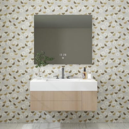 Kitico Modern Peel and Stick Wallpaper, Scandinavian Self Adhesive Removable Contact Paper for Bedroom, Bathroom, Kitchen and Furniture Renter Friendly Wall Paper 17" x 80" - color: Green, size: 17" x 80"