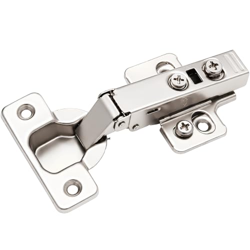 Berta 10-Pack Full Overlay Frameless Soft-Close European Hinges, 110° 3D Adjustable, Clip-On Concealed Kitchen Cabinet Door Hinges with Screws - Ideal for Modern Cabinets - size: 10 Pieces
