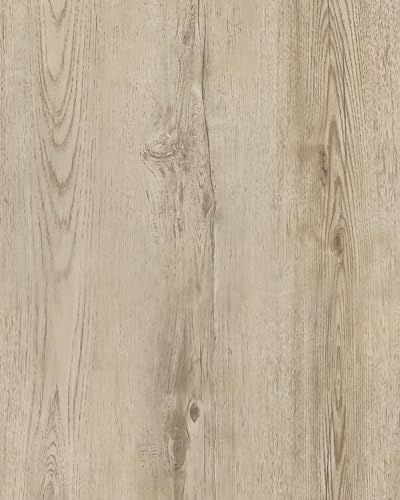 GloryTik 78.7"X17.7" Light Brown Wood Grain Contact Paper Faux Wood Peel and Stick Wallpaper Wood Removable Self Adhesive Waterproof Wallpaper - color: Light Brown, size: 17.7" x 78.7"