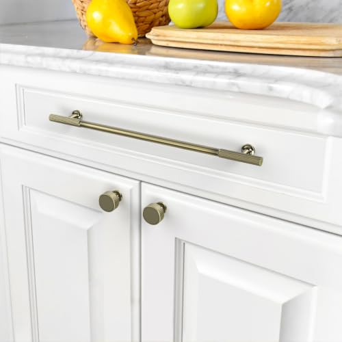 Asidrama 10 Pack 10 inch Brushed Antique Bronze Kitchen Cabinet Handles - color: Brushed Antique Bronze, size: 10" Hole Center