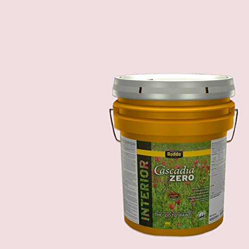 Rodda Paint CASCADIA ZERO Interior Semi-Gloss Paint & Primer in One, 5-Gallon, Daring Deception - color: Daring Deception, size: 640 Fl Oz (Pack of 1)