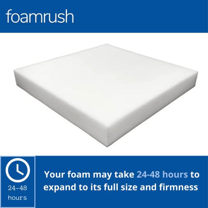 FoamRush 0.5" x 18" x 18" High Density Upholstery Foam Cushion, Square Foam for Dining Chairs, Chair & Wheelchair Seat Cushion Replacement - color: High Density Foam, size: (0.5" x 18" x 18")