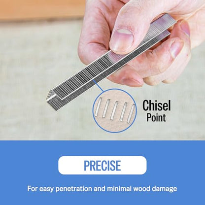meite 20 Gauge Staples, 1/2" (12.5mm) Crown, 5/8-Inch Length, 5,040 PCS - size: 5/8" (16 mm), style: 1 Box