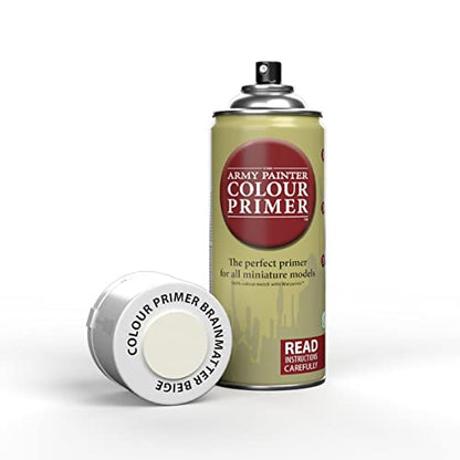 The Army Painter, Colour Primer Brainmatter Beige, 400 ml acrylic spray - color: Brainmatter Beige