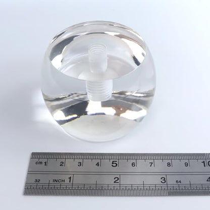 Clear Acrylic Furniture Legs, 1.9 Inch Height, 4Pcs - size: H 1.9 Inch
