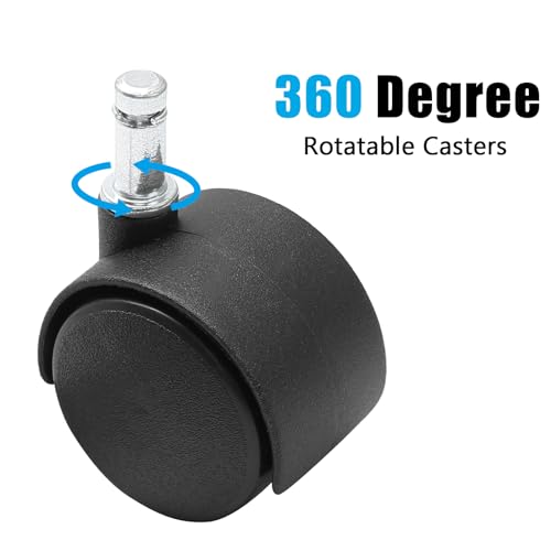 1.5 Inch Swivel Caster Wheels, M8 Circlip Stem, 5pcs - style: 1.5 Inch-M8 Circlip Stem