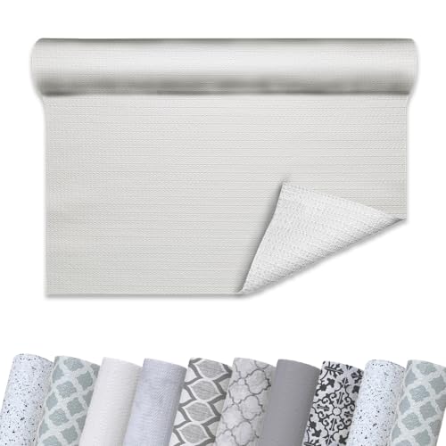 Con-Tact Brand Grip Prints Non-Adhesive Non-Slip Counter Top, Drawer/Shelf Liner, 12" x 20', White - color: White, size: 12"W x 240"L