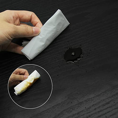 seonta Wood Contact Paper Black 16"x118" Wood Peel and Stick Wallpaper Waterproof Self Adhesive Wallpaper Table Sticker Cover Wood Vinyl Wrap for Countertop Desk Table Cabinets - color: Black, size: 118" x 16"