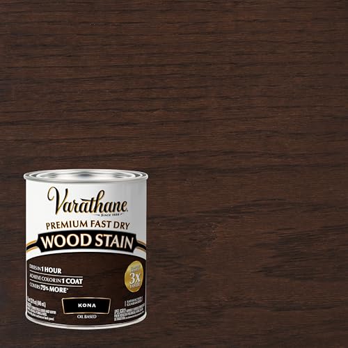 Varathane Premium Fast Dry Kona Wood Stain - color: Kona, size: 1 Quart (Pack of 1)
