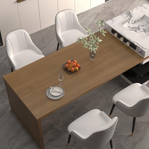 JSEVEM Brown Wood Contact Paper Walnut Peel and Stick Wallpaper Waterproof Thick Vinyl Wrap Self Adhesive Removable Wall Cover for Countertops Cabinets Shelf Furniture 16"×118" - color: Walnut, size: 16" x 118"