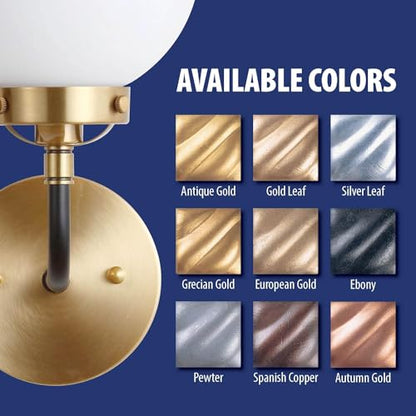 Rub n Buff Metallic Wax with Cotton Glove and 8" x 8" Cloth - Gilding Wax for a Smooth Adjustable Gloss Finish - Single 0.5oz/15ml Tube (Grecian Gold) - color: Grecian Gold