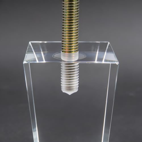 Clear Acrylic Couch Legs, 3.25 Inch Height, 2 Inch Width, 4Pcs - size: H 3-1/4 Inch