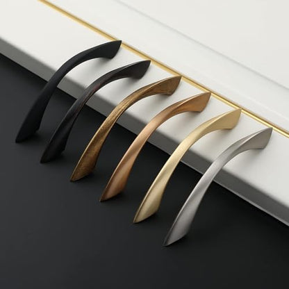 Amerdeco 10 Pack Brushed Satin Nickel Cabinet Pulls 3 Inch(76mm) Hole Center Cabinet Hardware Kitchen Cabinet Handles for Bathroom Drawer Pulls Dresser Pulls ZH0048 - color: Brushed Satin Nickel, size: 3"/76mm Hole Center