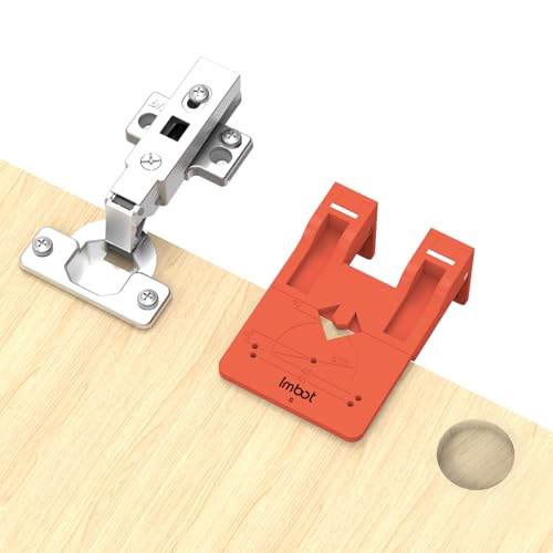Imbot 2pcs Concealed Hinge Jig, 35mm Cabinet Door Hinge Installation Tool