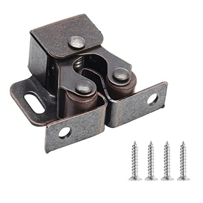 Luomorgo 24 Pack Double Roller Catch, Cabinet Latches, Antique Bronze - color: Antique Bronze, size: 24 Pieces