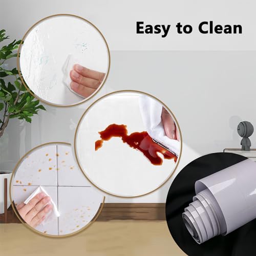Clear Contact Paper Peel and Stick Wallpaper Removable 15.7"×78.8" - size: 15.7" x 78.8"