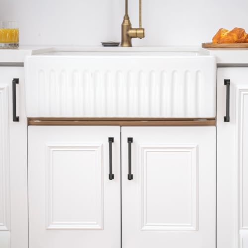 homdiy 20 Pack 3 Inch Black Cabinet Handles, Solid Zinc Alloy Pulls - color: Black, size: 3" Hole Center
