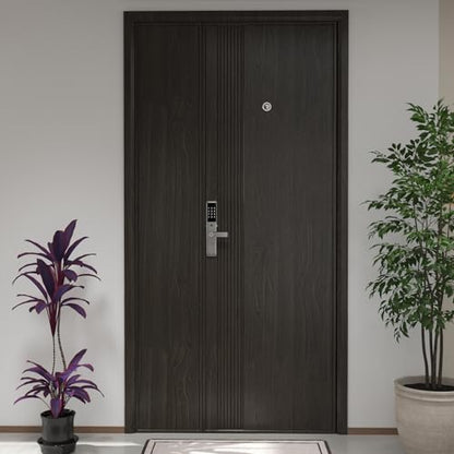 Wood Grain Peel and Stick Wallpaper, Dark Brown, 17.7" X 78" - color: Dark Brown, size: 17.7" x 78"