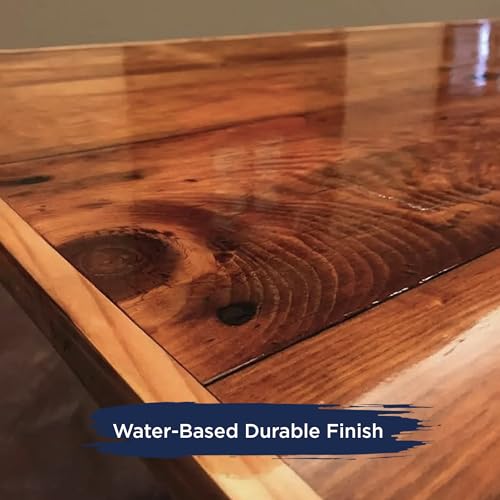 Bluebird Polyurethane Clear Coat for Furniture, Paintings, Water-Based Professional Varnish (Gloss, 135.2 Fl Oz) - color: Gloss, size: 135.2 Fl Oz