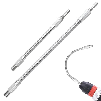 EZYoutdoor 1/4 in Hex Flexible Drill Bit Extension, 2 Pack, 7.9 & 11.8 Inch - color: 2 Pack (7.9 +11.8 Inch)