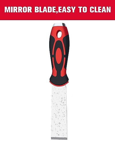 ROTATION 1.2" Stainless Steel Putty Knife, Scraper with Hammer End - style: 1pc