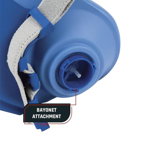 Parcil Safety UltraSeal Reusable Half-Face Respirator Mask | NIOSH-Approved | OV/P95 Protection, Standard Bayonet Cartridges