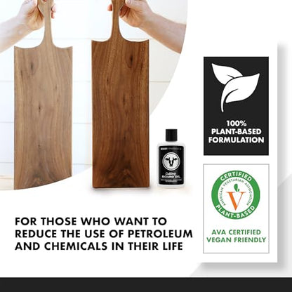 RMP Finishes Plant-Based Cutting Board Oil for Cutting Boards, Wood Butcher Block, Charcuterie, Vegan, Food Grade Finish, 4 fl oz - size: 4 Fl Oz