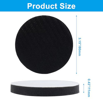 10 Pack 3 Inch (80mm) Foam Sanding Pads - size: 3 Inch(10 Pack)