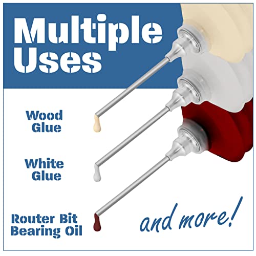 Accordion Style Squeezable Glue Container with Glue