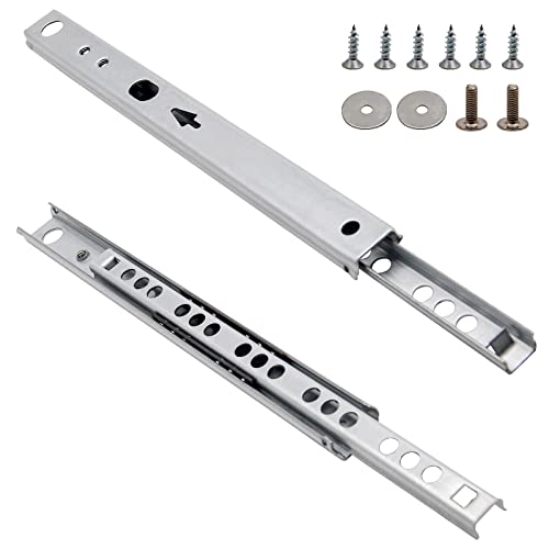 13.5 Inch Drawer Slides, 0.7 inch Wide, Pack of 2 - color: Style 2, size: 13.5" - 2PCS