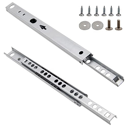 13.5 Inch Drawer Slides, 0.7 inch Wide, Pack of 2 - color: Style 2, size: 13.5" - 2PCS