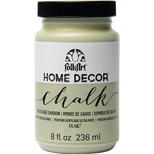 FolkArt Chalk Finish Paint, 8 oz, Sage Shadow - color: Sage Shadow