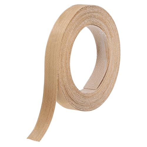 uxcell 0.75" x26 ft Wood Grain Repair Tape, Pre-Glued Iron on, Cherry - color: Cherry, size: 0.75" x 26 ft