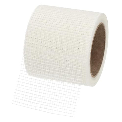 PATIKIL Drywall Repair Mesh Tape, 4 inch x 82 ft Fiberglass Repair Patch Self-Adhesive Dry Wall Joint Tape 8 Mesh Wall Hole Crack and Seam Patch, White - size: 4 inch x 82 Feet